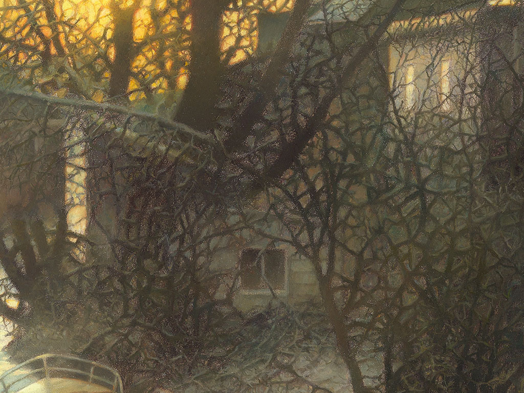 tussen de huizen, between the houses