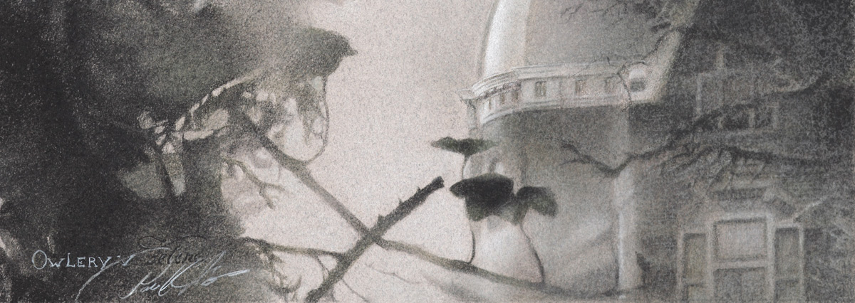 Kerkje rijst op uit grondmist